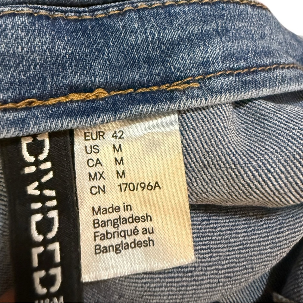 Medium Wash Denim Mini Dress - Picture 3 of 5